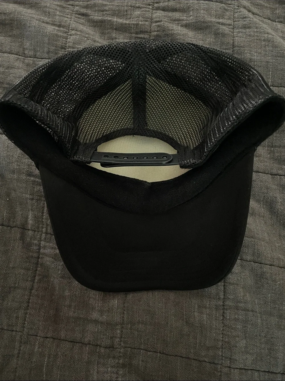Harley‑Davidson Black Trucker Hat with Red Star Patch